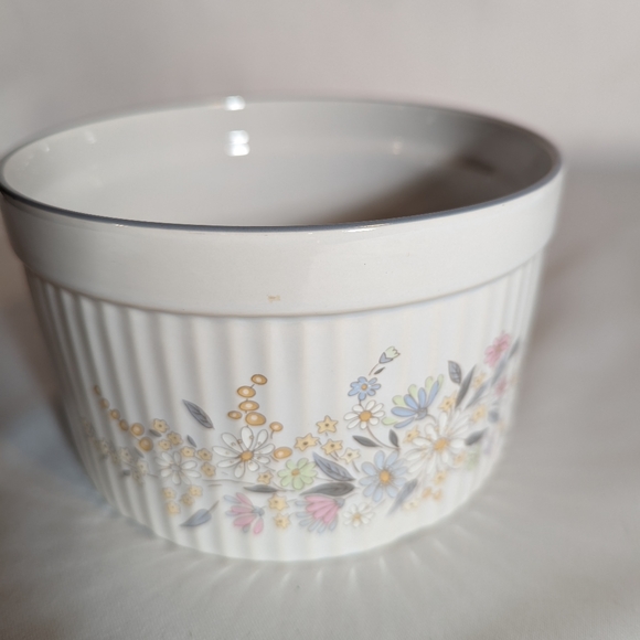 Rare Poole England Stoneware discontinued Fragrance Design Souffle Dish - Picture 3 of 5